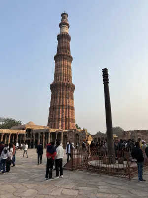 Qutub Minar monument in Delhi, India