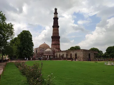 Qutub Minar monument in Delhi, India
