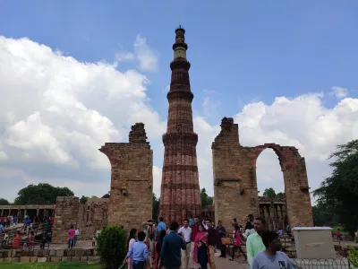 Qutub Minar monument in Delhi, India