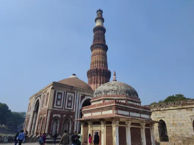 Qutub Minar monument in Delhi, India