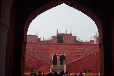 Red Fort monument in Delhi, India