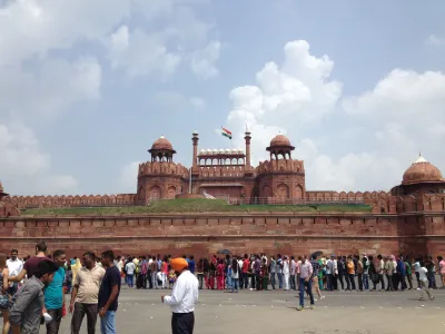 Red Fort monument in Delhi, India