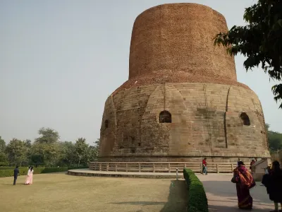 Sarnath monument in Varanasi, India