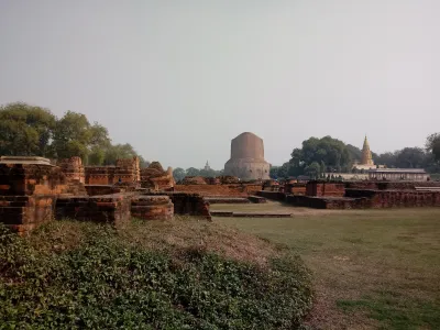 Sarnath monument in Varanasi, India