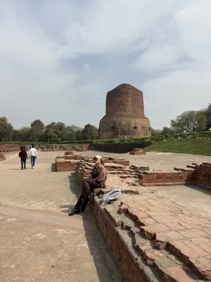 Sarnath monument in Varanasi, India