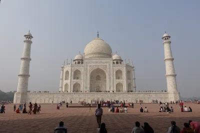 Taj Mahal monument in Agra, India