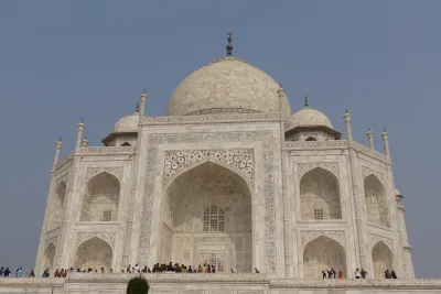 Taj Mahal monument in Agra, India