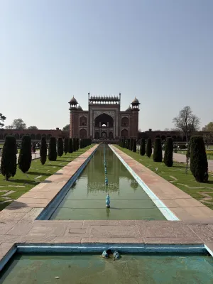 Taj Mahal monument in Agra, India