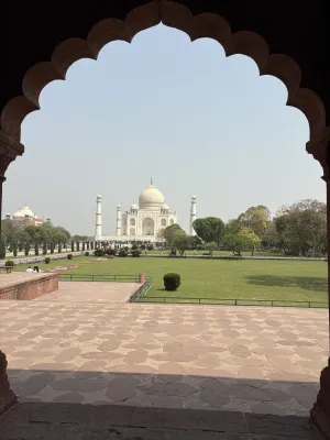Taj Mahal monument in Agra, India