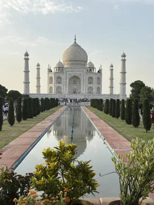 Taj Mahal monument in Agra, India
