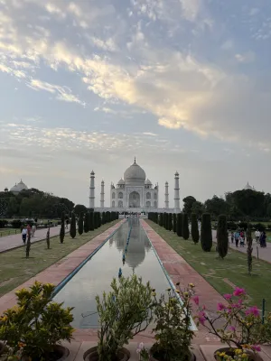 Taj Mahal monument in Agra, India