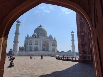 Taj Mahal monument in Agra, India