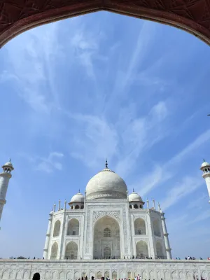 Taj Mahal monument in Agra, India