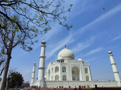 Taj Mahal monument in Agra, India