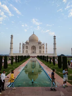 Taj Mahal monument in Agra, India