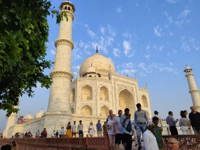 Taj Mahal monument in Agra, India