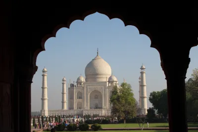 Taj Mahal monument in Agra, India