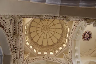 Thirumalai Nayakkar Palace monument in Madurai, India
