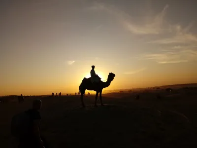 Sam Sand Dunes in Jaisalmer, India